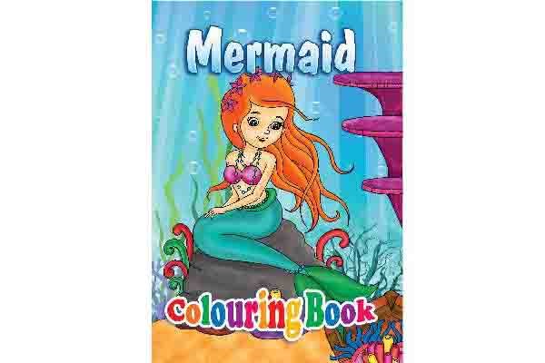 Målarbok - A4 Mermaid 789843