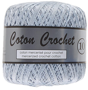 Merceriserat Bomullsgarn Coton Crochet Lammy Yarn Fv 011 Ljus Blå