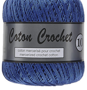 Merceriserat Bomullsgarn Coton Crochet Lammy Yarn Fv 022 ML.Blå