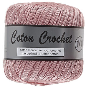 Merceriserat Bomullsgarn Coton Crochet Lammy Yarn Fv 031 L.Rosa