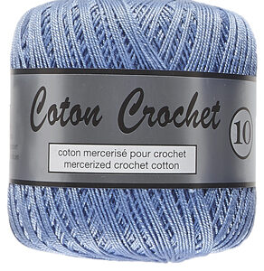Merceriserat Bomullsgarn Coton Crochet Lammy Yarn Fv 040 Blå