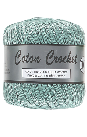 Merceriserat Bomullsgarn Coton Crochet Lammy Yarn Fv 075 M.Grön