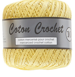 Merceriserat Bomullsgarn Coton Crochet Lammy Yarn Fv 510 Gul