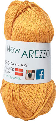 New Arezzo Hjertegarn - Bambugarn - Lingarn - Bomullsgarn - Fv 0953 Curry