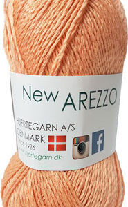 New Arezzo Hjertegarn - Bambusgarn - Hørgarn - Bomuldsgarn - Fv 1224 Peach