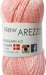 New Arezzo Hjertegarn - Bambusgarn - Hørgarn - Bomuldsgarn - Fv 1511 Ljus Pink