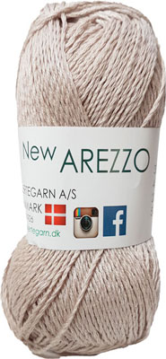 New Arezzo Hjertegarn - Bambusgarn - Hørgarn - Bomuldsgarn - Fv 2122 Sann