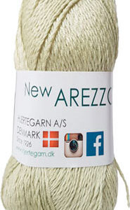 New Arezzo Hjertegarn - Bambusgarn - Hørgarn - Bomuldsgarn - Fv 216 Ljus Lime