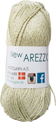 New Arezzo Hjertegarn - Bambusgarn - Hørgarn - Bomuldsgarn - Fv 216 Ljus Lime
