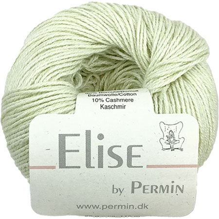 Permin Elise - Bomull/cashmere - Fv 881126 Acid Lime