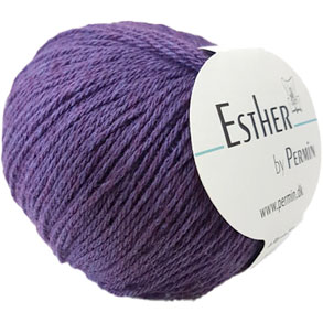 Permin Esther Garn -fv 883430 Mörk Lilla