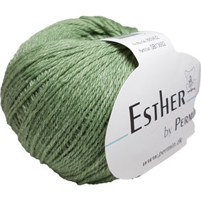 Permin Esther Garn -fv 883432 Pastellgrön