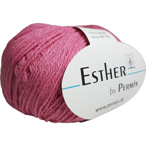 Permin Esther Garn -fv 883448 Ljusrosa