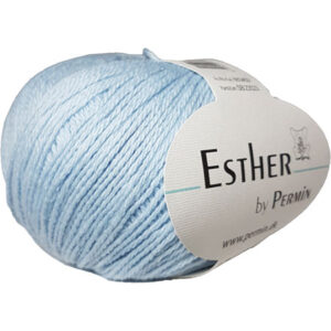 Permin Esther Garn - fv 883453 Ljus Blå