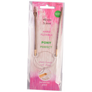 Pony Perfect Rundstickor Trä 40cm 5,00mm / 23.6in US8