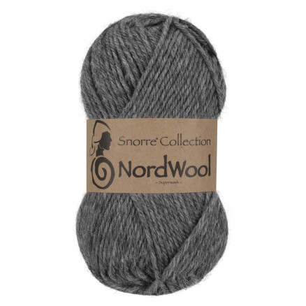 Viking Garn NordWool 115 Mörk Grå