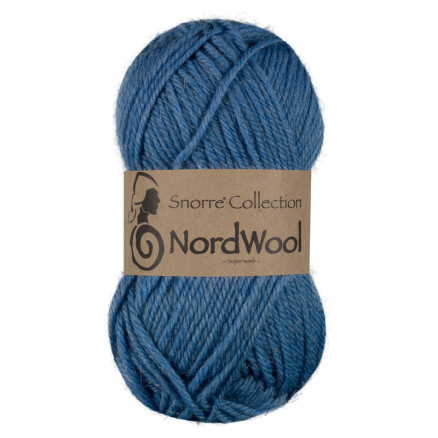 Viking Garn NordWool 123 Mellanblå