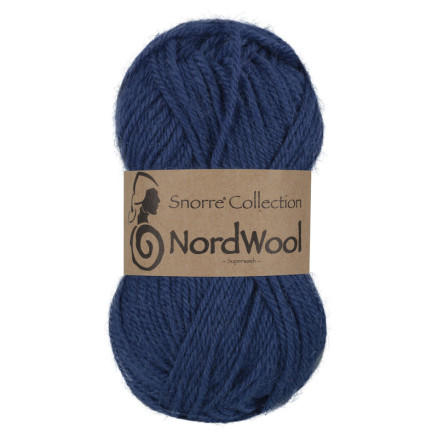 Viking Garn NordWool 127 Jeansblå