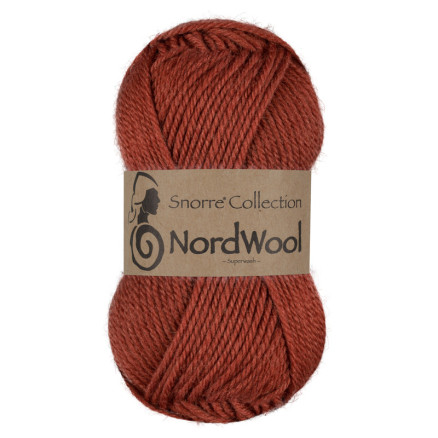 Viking Garn NordWool 153 Mörkröd