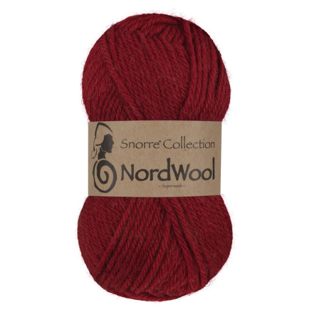 Viking Garn NordWool 161 Mörk Bourgogne
