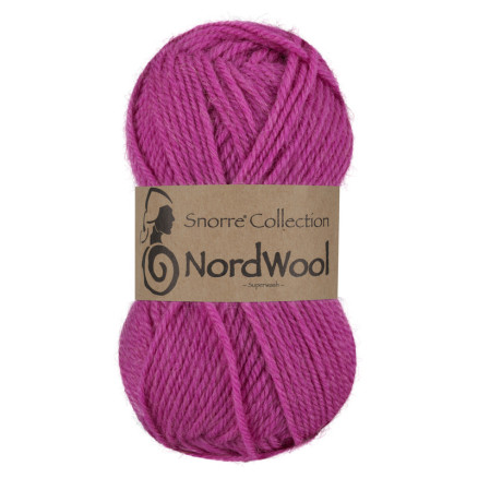 Viking Garn NordWool 174 Mörk Rosa