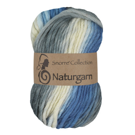 Viking Garn Snorre Naturgarn 621 - Multi Grå/Blå