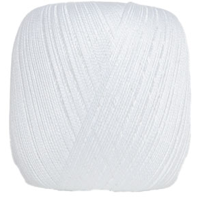 Virkningsgarn - Hjerte nr 5 - fv 7901 Vit