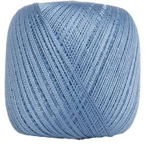 Virkningsgarn - Hjerte nr 5 - fv 827 Duva Blå