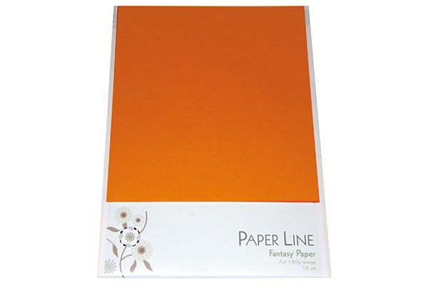 kartong - 180g A4 10 stk i Paket Orange