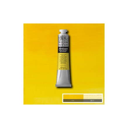 Artisan vattenblandad olja 200ml cad. gul blek 119