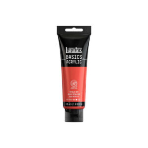 Basics 118ml metallic röd