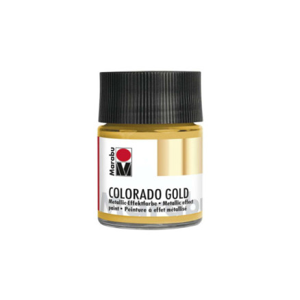 Colorado Gold färg 50ml, metallic-guld 784