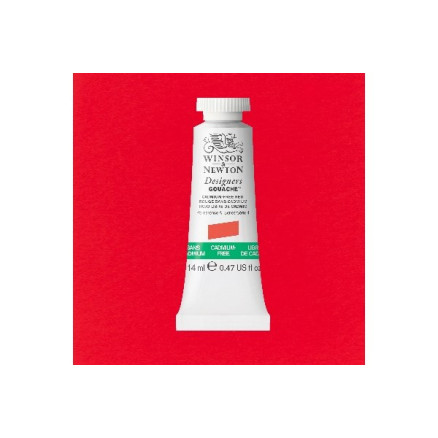 Designers gouache 14ml cadminumfri, Röd 901