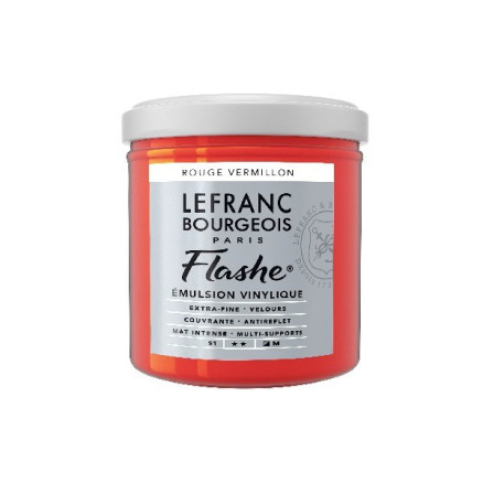 Flashe Akryl 125ml Röd Vermilion 393