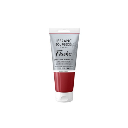 Flashe akryl 80ml karminröd