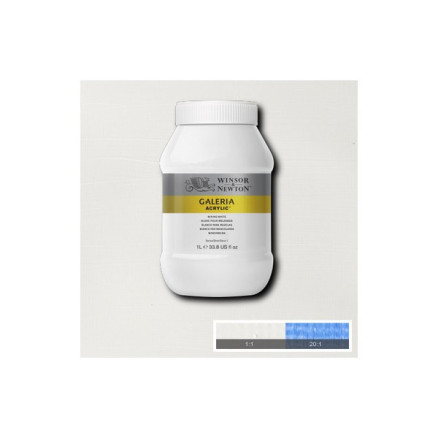 Galeria Akryl 1L Blandning Vit 415