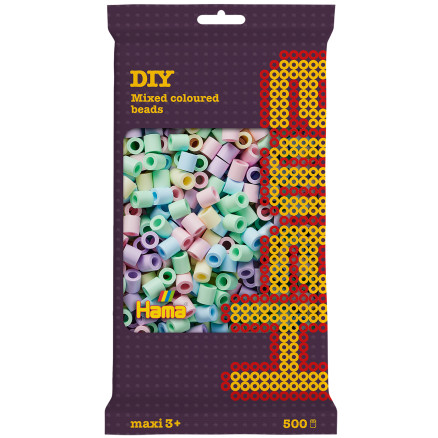 Hama Maxi Pärlor 8474 Mix 52 - 500 st
