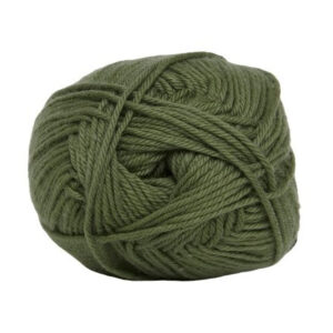 Hjertegarn Cotton nr. 8 Garn 7150 Armygrön
