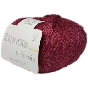 Leonora By Permin 880410 Ljus vinröd