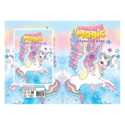 Målarbok A4 Unicorn Magic 16 sidor