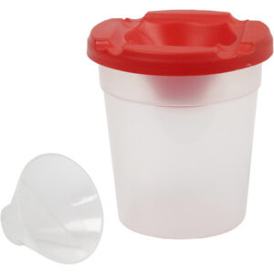 Penselbehållare, H: 8,5 cm, diam. 8 cm, 250 ml, 15 st / 1 frp.