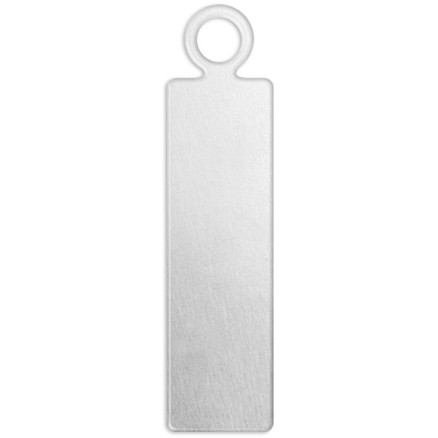 Tak, Rektangel, storlek 20x5 mm, hålstorlek 1,9 mm, tjocklek 1,3 mm, aluminium, 20 st / 1 pk.