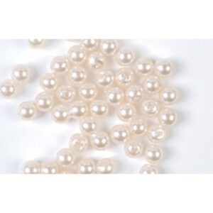 Vaxpärlor 4mm 500g kräm