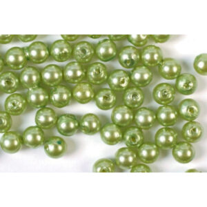 Vaxpärlor 4mm 500g lime