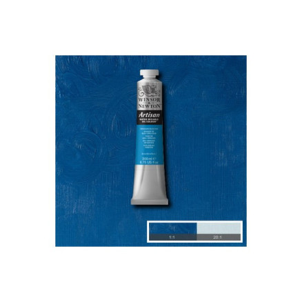 Artisan vattenblandad olja 200ml ceruleanblå nyans 138