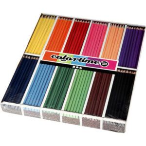 Colortime Färgpennor, L: 17,45 cm, blyerts 3 mm, Ass. färger, 12x24 st / 1 frp.