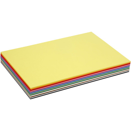 Creativ Kartong, A3, ark 297x420 mm, 180 g, Ass. färger, 300 ass. ark/1 pk.
