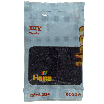 Hama Mini Pärlor 501-108 Aubergine - 2000 st.