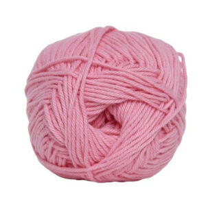 Hjertegarn Cotton nr. 8 Garn 410 Babyrosa