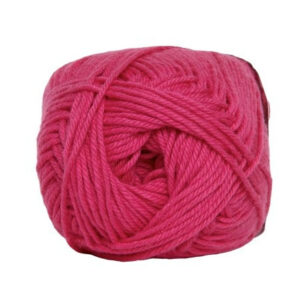 Hjertegarn Cotton nr. 8 Garn 434 Mörkrosa
